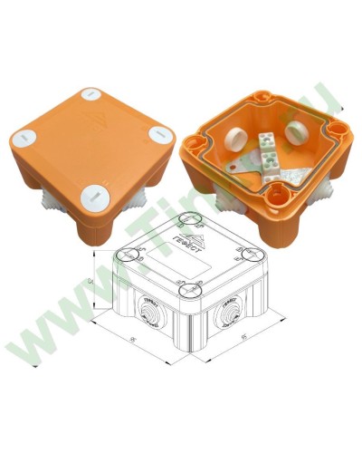 КМ-О-1010(П)(8к)-IP55: Коробка монтажная огнестойкая в Астрахани