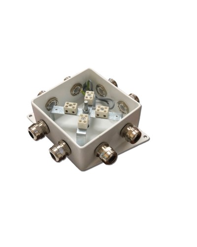 КМ-О (8к)-IP66-120х120, четыре ввода. Коробка монтажная огнестойкая. Гефест в Астрахани