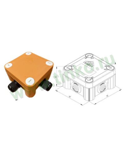 КМ-О-1010(П)(8к)-IP66(П6-12): Коробка монтажная огнестойкая в Астрахани