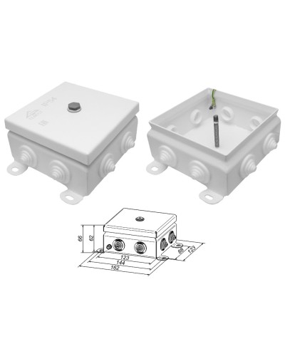 КМ IP55-1212. Коробка монтажная электротехническая. Гефест в Астрахани