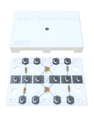 KRA-4 300 Om white (MEC42103). Коробка на 4 абонента. МЭК-Электрика в Астрахани