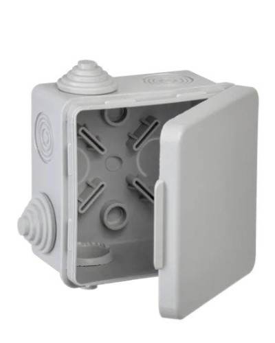 Коробка КМ 80х80х50 GENERICA (UKO31-080-080-050-K03-54G). Коробка распаячная для открытой проводки. GENERICA в Астрахани