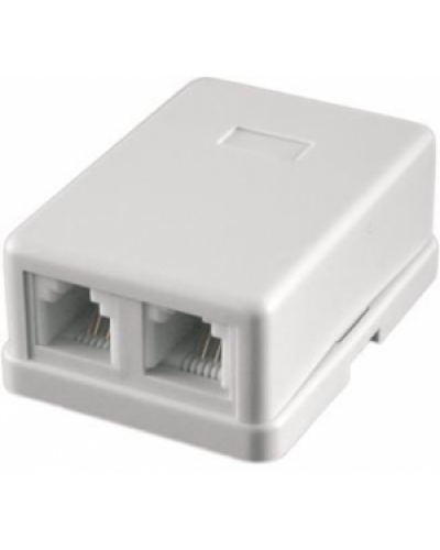 STK-RJ-45(8P8C), CAT.6, 2 выхода, Dual IDC компьютерная розетка: Розетка компьютерная 2 выхода в Астрахани