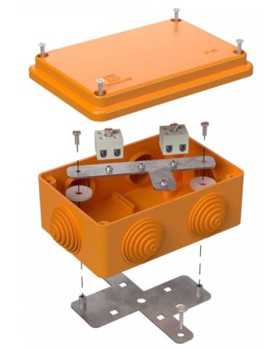 Коробка огнестойкая 120х80х50 (40-0340-FR1.5-4). Коробка огнестойкая для открытой установки. Промрукав в Астрахани