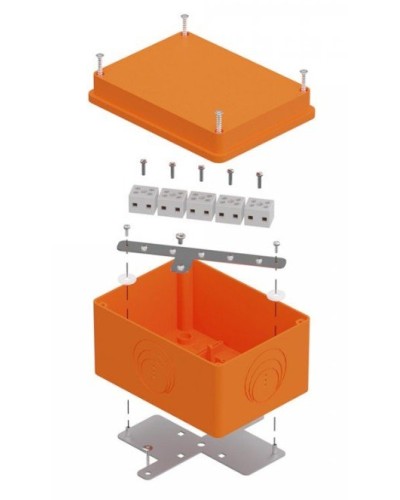 Коробка огнестойкая 150х110х90 E15-E120 для о/п (40-0351-FR6.0-10). Коробка огнестойкая для открытой установки. Промрукав в Астрахани