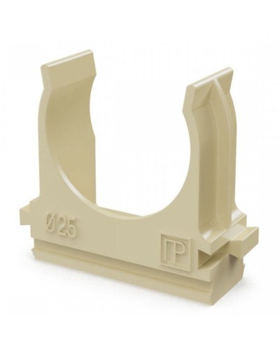 Крепёж-клипса для труб АБС-пластик сосна D25 (100 шт) (PR13.0050). Крепление для труб ПВХ. Промрукав в Астрахани