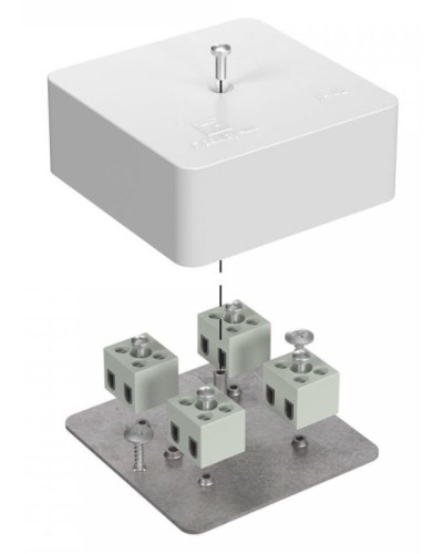 Коробка огнестойкая 75х75х30 (40-0450-FR1.5-8). Коробка огнестойкая для открытой установки. Промрукав в Астрахани