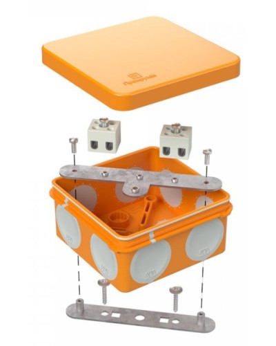Коробка огнестойкая 80х80х40 (60-0210-FR2.5-6). Коробка огнестойкая для открытой установки. Промрукав в Астрахани