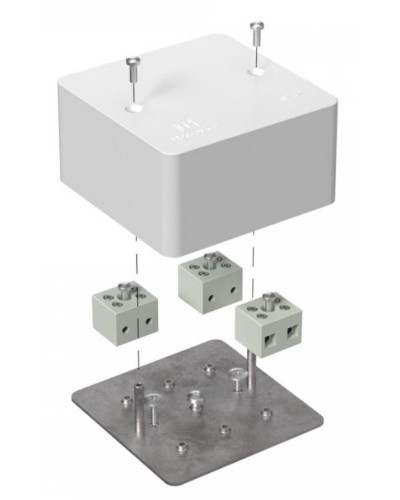 Коробка огнестойкая 103х103х45 (40-0470-FR2.5-6). Коробка огнестойкая для открытой установки. Промрукав в Астрахани