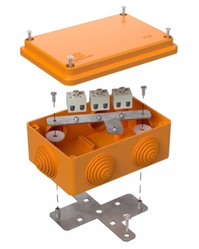 Коробка огнестойкая 120х80х50 (40-0340-FR1.5-6). Коробка огнестойкая для открытой установки. Промрукав в Астрахани