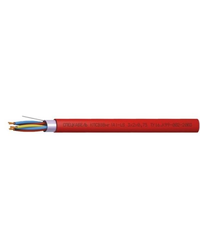 КПСВЭВнг(А)-LS 3х2х0,75 (Спецкабель). Кабель симметричный для систем сигнализации и управления, групповой прокладки, с пониженным дымо- и газовыделением. Спецкабель в Астрахани