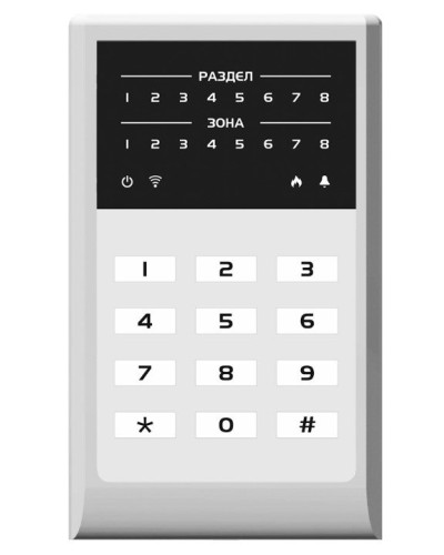 МИРАЖ-КД-04 (grey). Кнопочная кодовая панель. Стелс НПП в Астрахани
