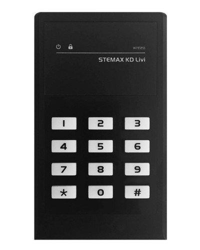 STEMAX KD Livi (черный). Беспроводная кнопочная кодовая панель. Стелс НПП в Астрахани