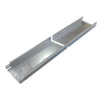 Лоток неперфорированный Сендземира 0,7мм 100х100х3000 (LN1001003000071). Лоток неперфорированный. ВМК